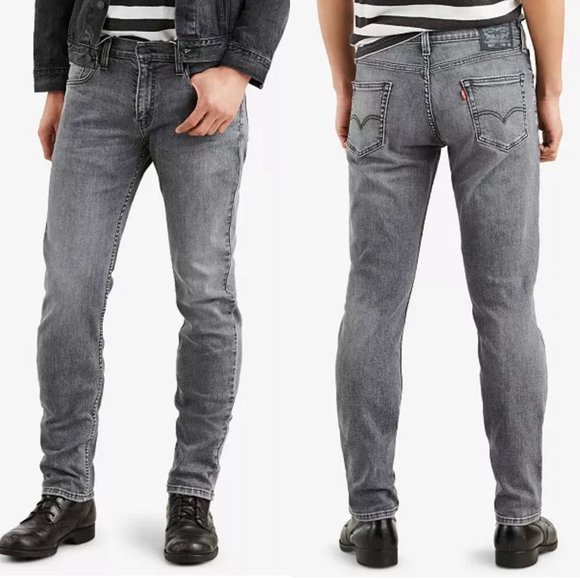 Levi's Other - Levi's Mens 511 Flex Modern Slim Fit Straight Leg Jeans Dark Charcoal Gray 34x30